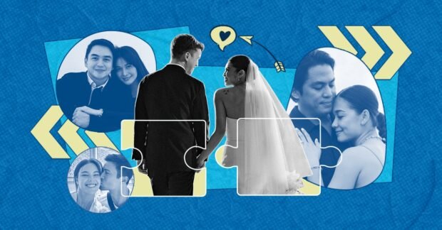 Here are some of the celebrity couples who decided to spend the rest of their lives with each other GRAPHICS Lance Uy