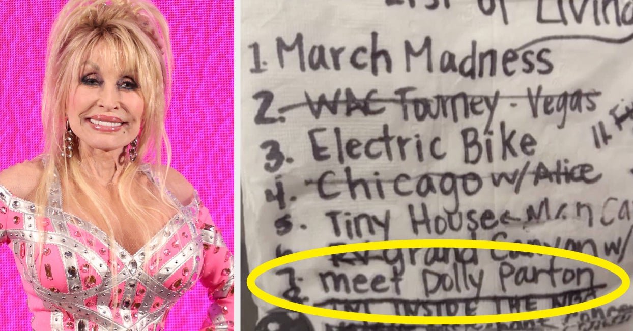 Dolly Parton Made A Mans Bucket List Dreams Come True With Heartwarming Call