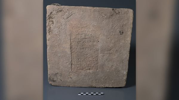 A brick dating to the reign of Nebuchadnezzar II circa 604 to 562 BC according to the inscription This brick which was looted and is now housed in the Slemani Museum in Iraq and others helped researchers confirm an ancient magnetic field anomaly