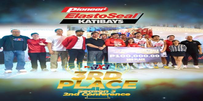 Pioneer ElastoSeal Katibays Secures 3rd Place in PBA 3×3 Season 3 Second Conference