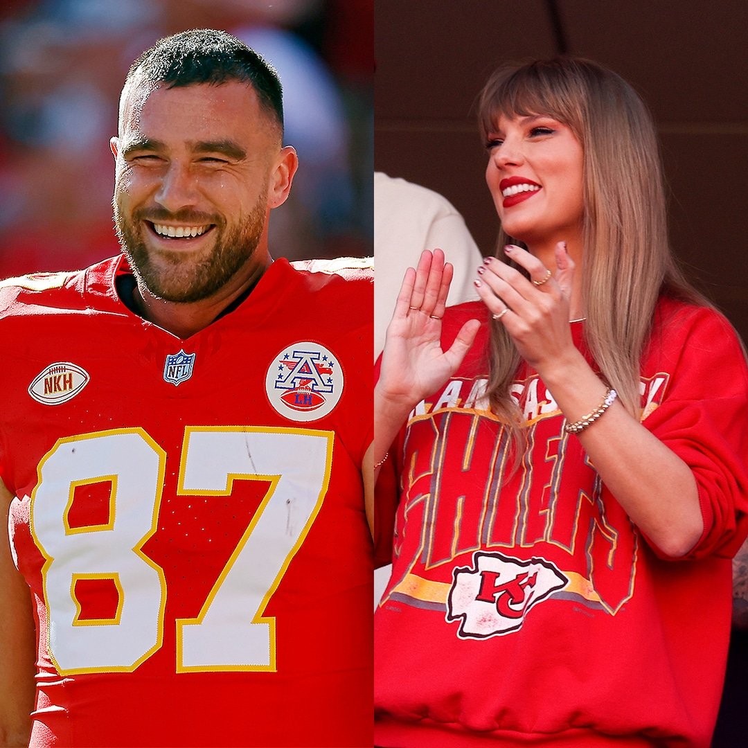 Taylor Swifts Dad Bonds With Travis Kelces Father at Chiefs Game