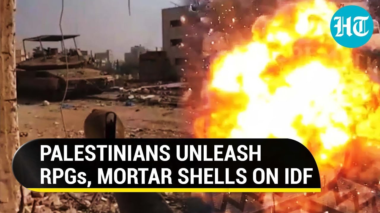 Palestinian Fighters Stun Israeli Soldiers; IDF Gatherings, Tanks Bombed In Gaza | Watch