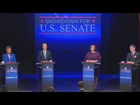 US Senate debate: How do California’s candidates differ?