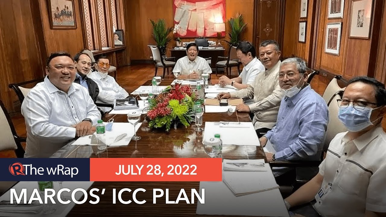 What is Marcos’ ICC plan? Meetings start with Roque on board