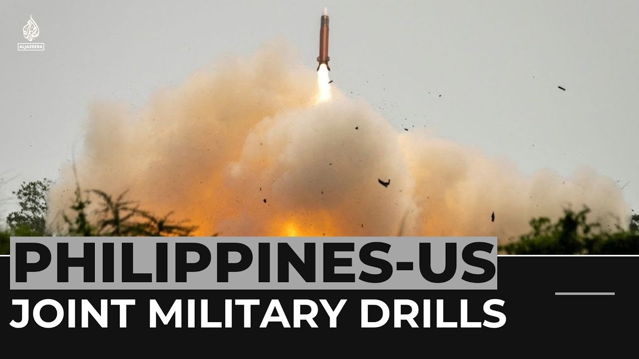 Philippines-US forces sink warship in S China Sea military drills