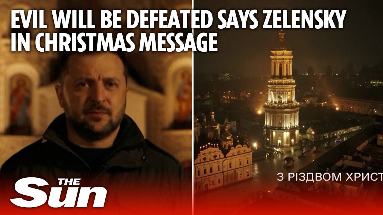 ‘Evil will be defeated’, Zelensky tells Ukraine in Christmas message