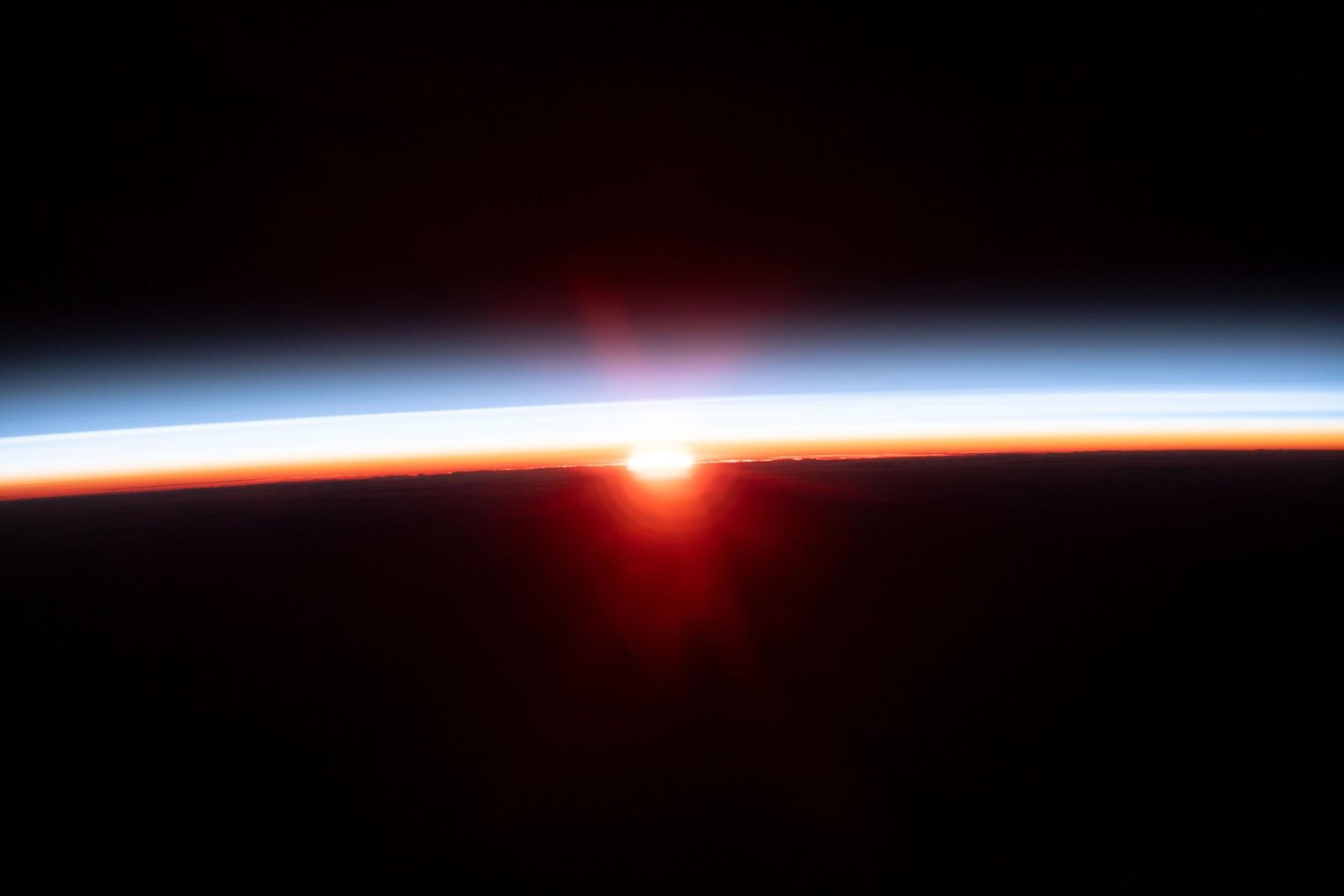 A Spectacular Sunrise Seen From the Space Station