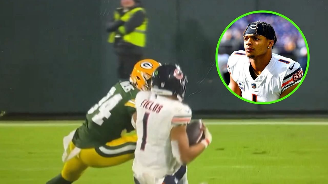 Bears fans blast NFL referees for no flag after QB takes brutal hit to head