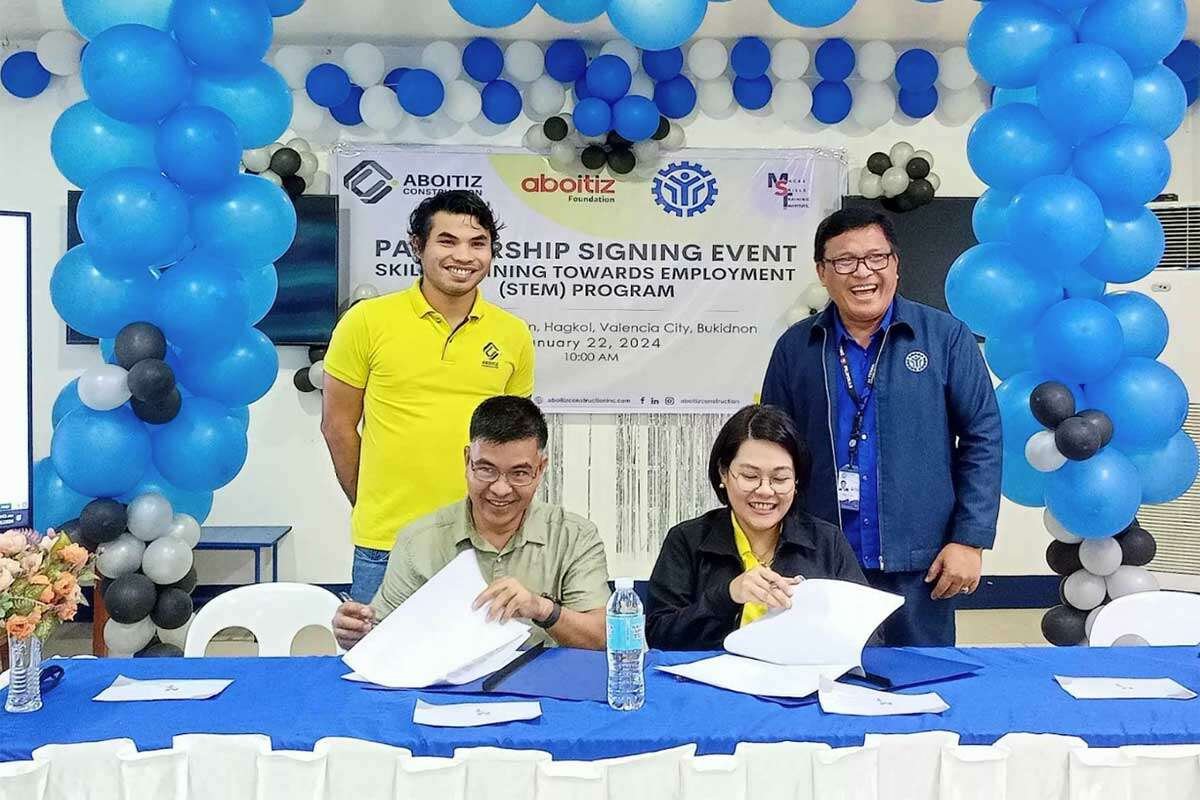 Bukidnon Residents To Receive Skills Training Through Aboitiz Construction, Aboitiz Foundation, TESDA And Maces Partnership