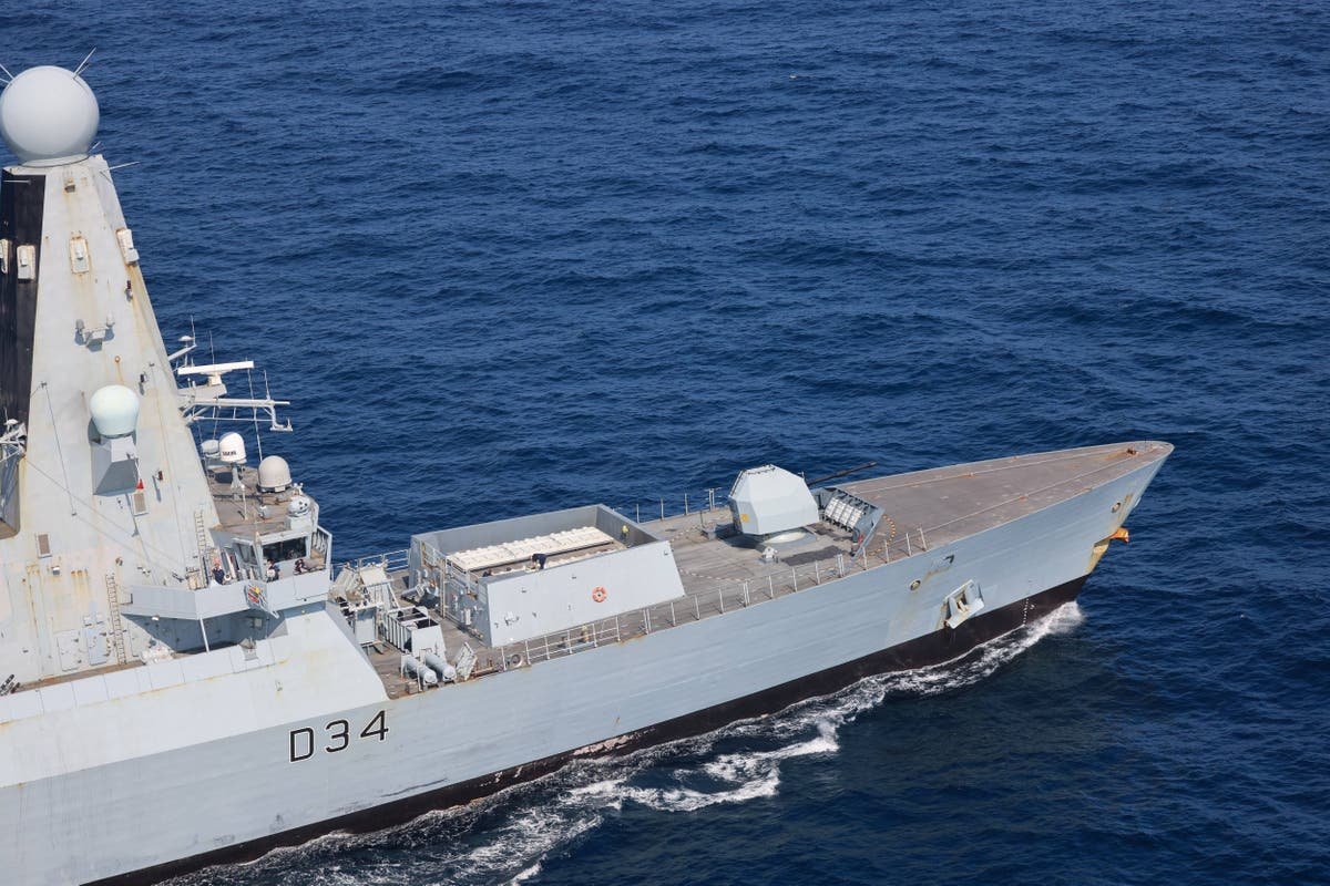 Houthis rebels launch drone attack on British Navy ship HMS Diamond