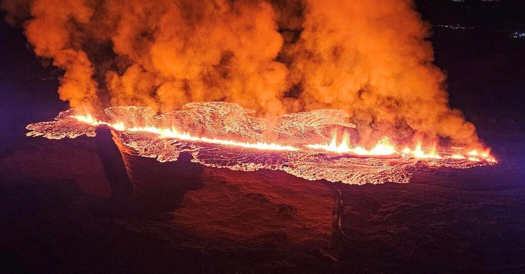 Iceland Volcano Erupts in Same Area as December Event