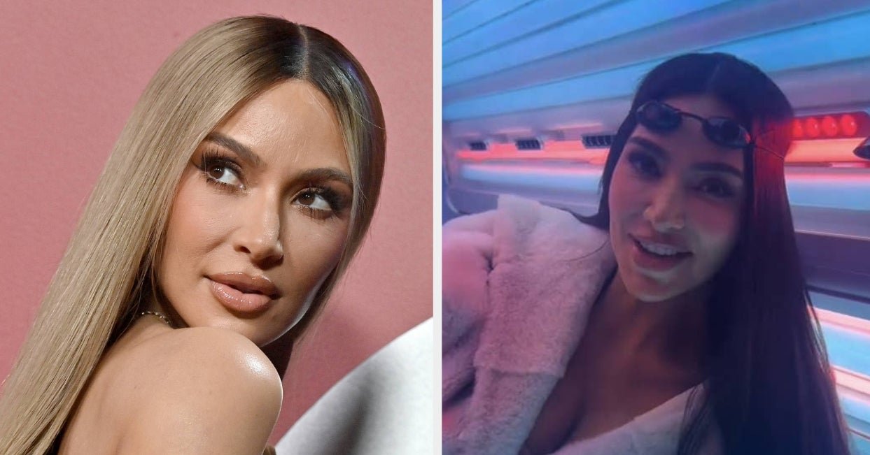 Kim Kardashian Called Out For Out Of Touch TikTok Tanning Bed