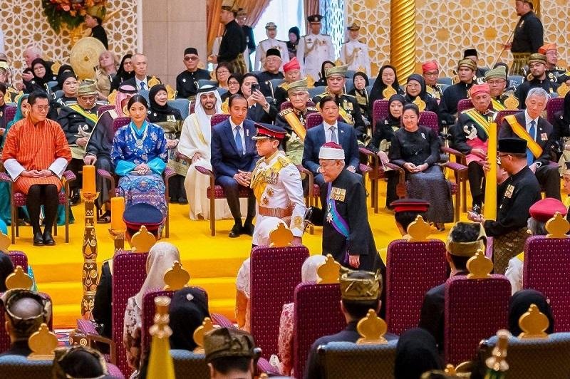 Marcos attends Prince Abdul Mateen of Brunei’s wedding
