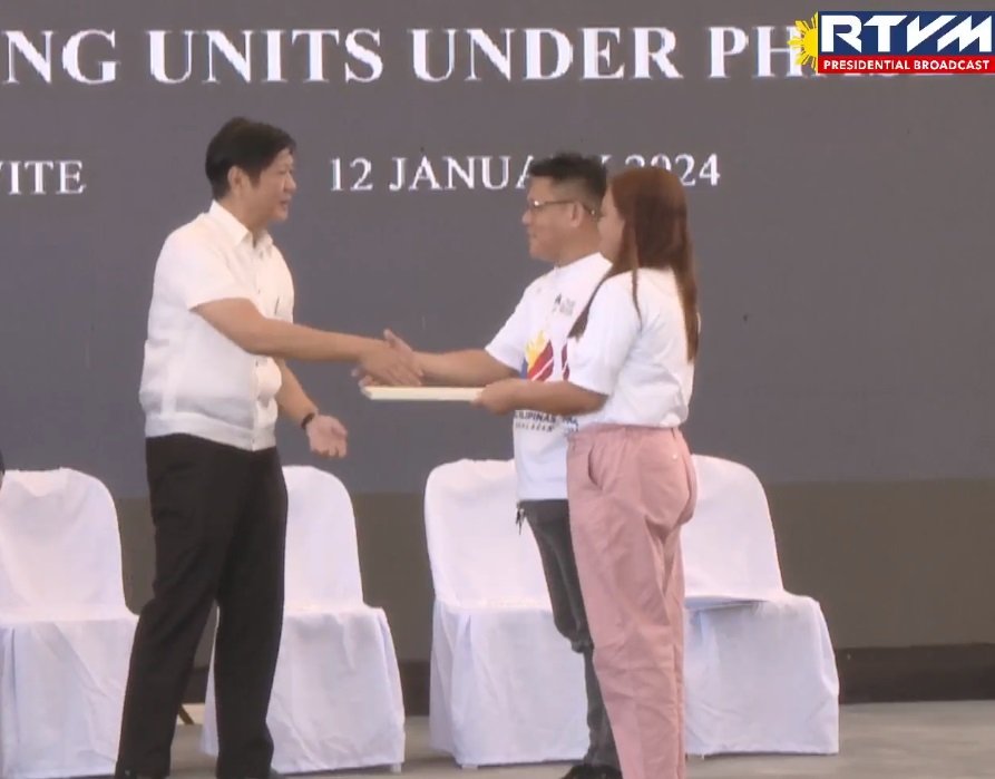Marcos urges housing beneficiaries to utilize benefits to improve lives