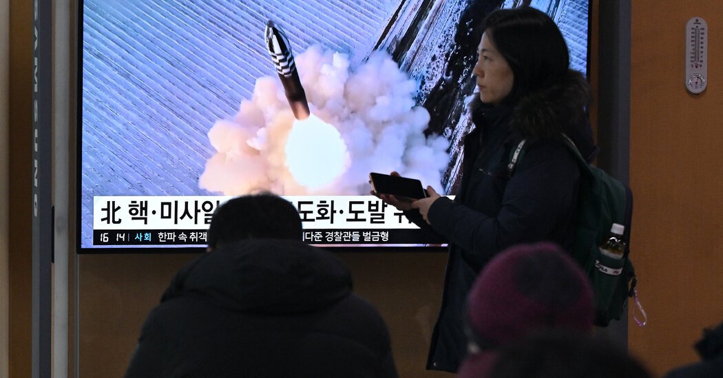 North Korea Test-Fires Intermediate-Range Ballistic Missile