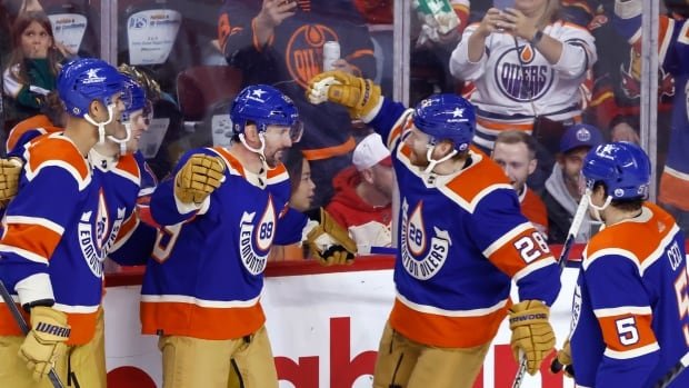 Oilers douse Flames to set record for longest win streak by Canadian team