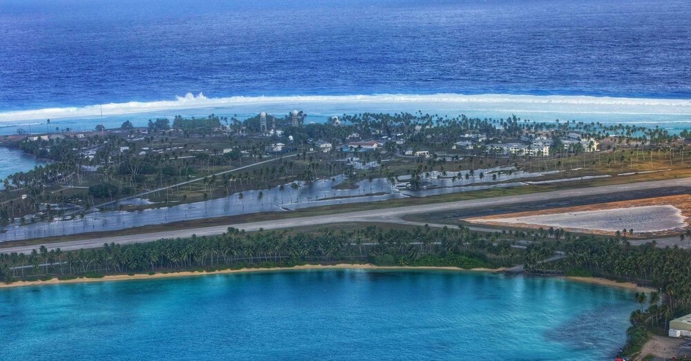 Powerful Waves Slam US Army Base in the Marshall Islands