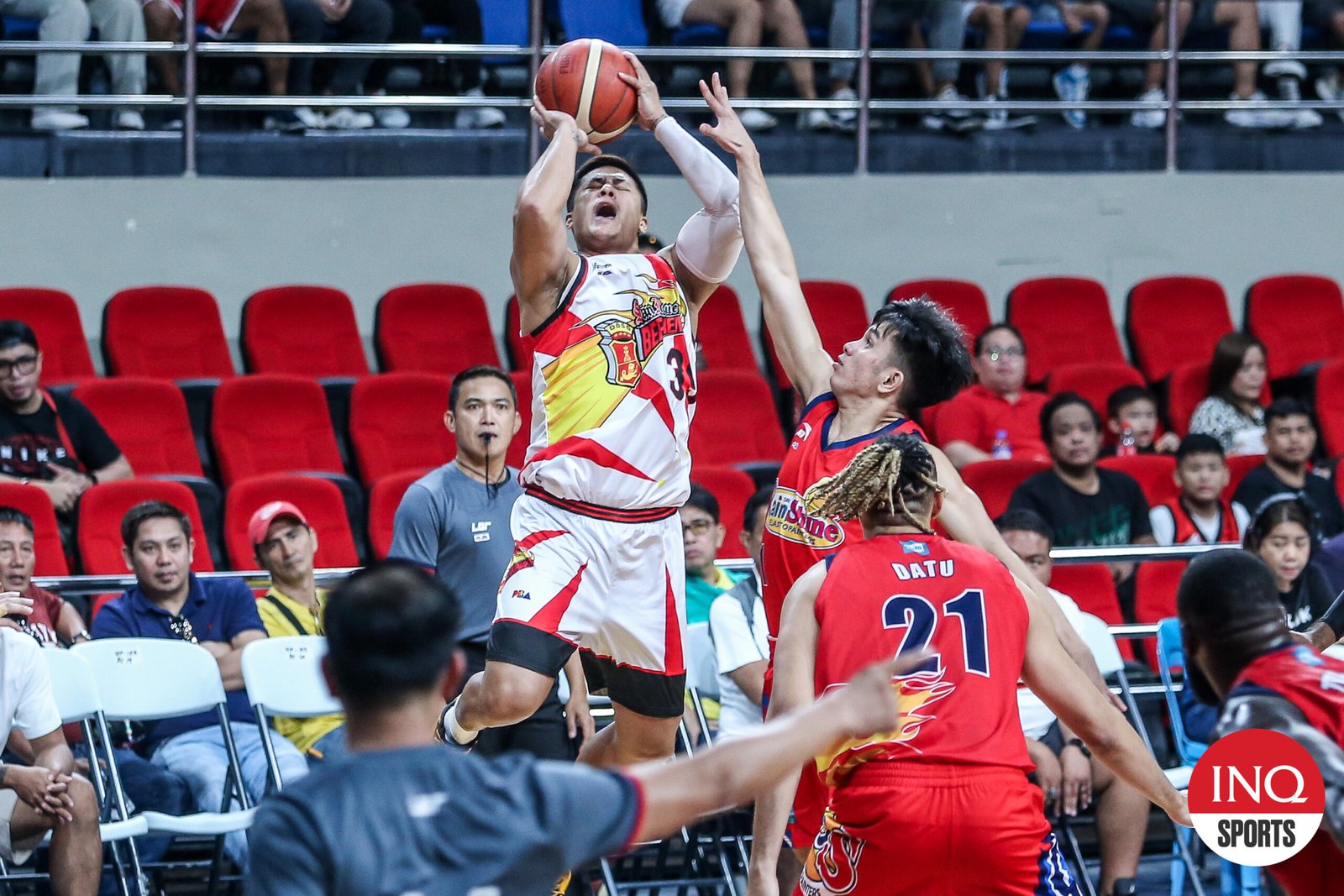 San Miguel flexes might and ousts Rain or Shine
