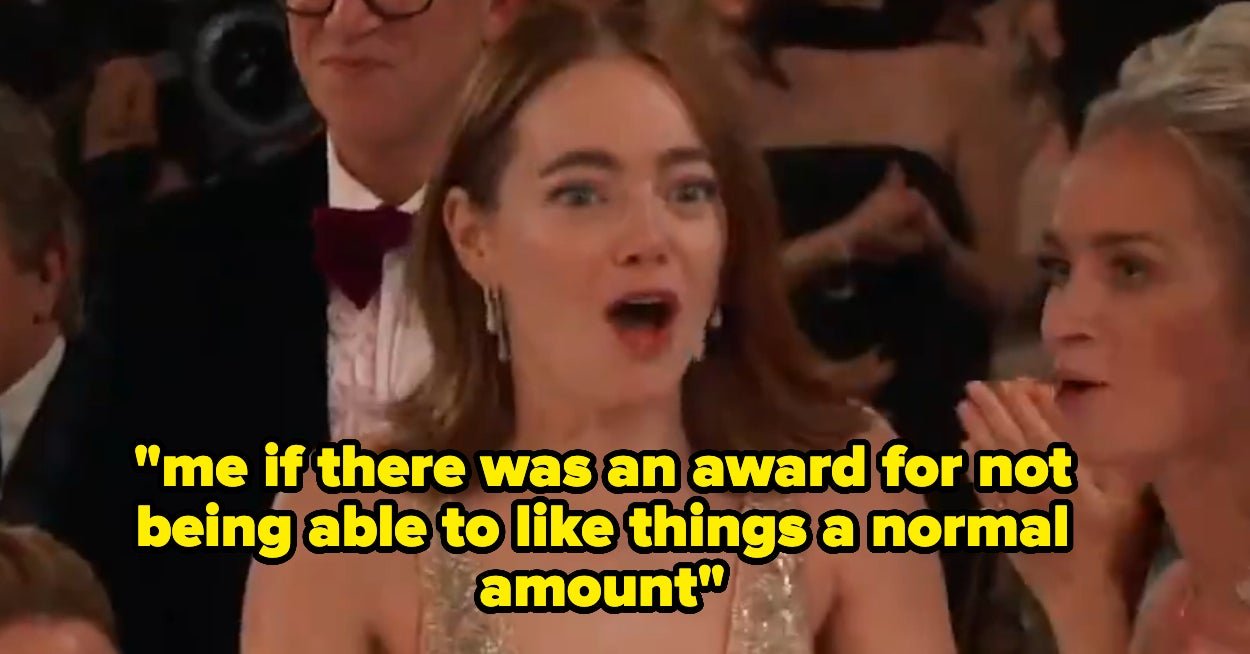 This Emma Stone Moment From The Golden Globes Has Become A Meme, And All The Jokes Have Me Cackling