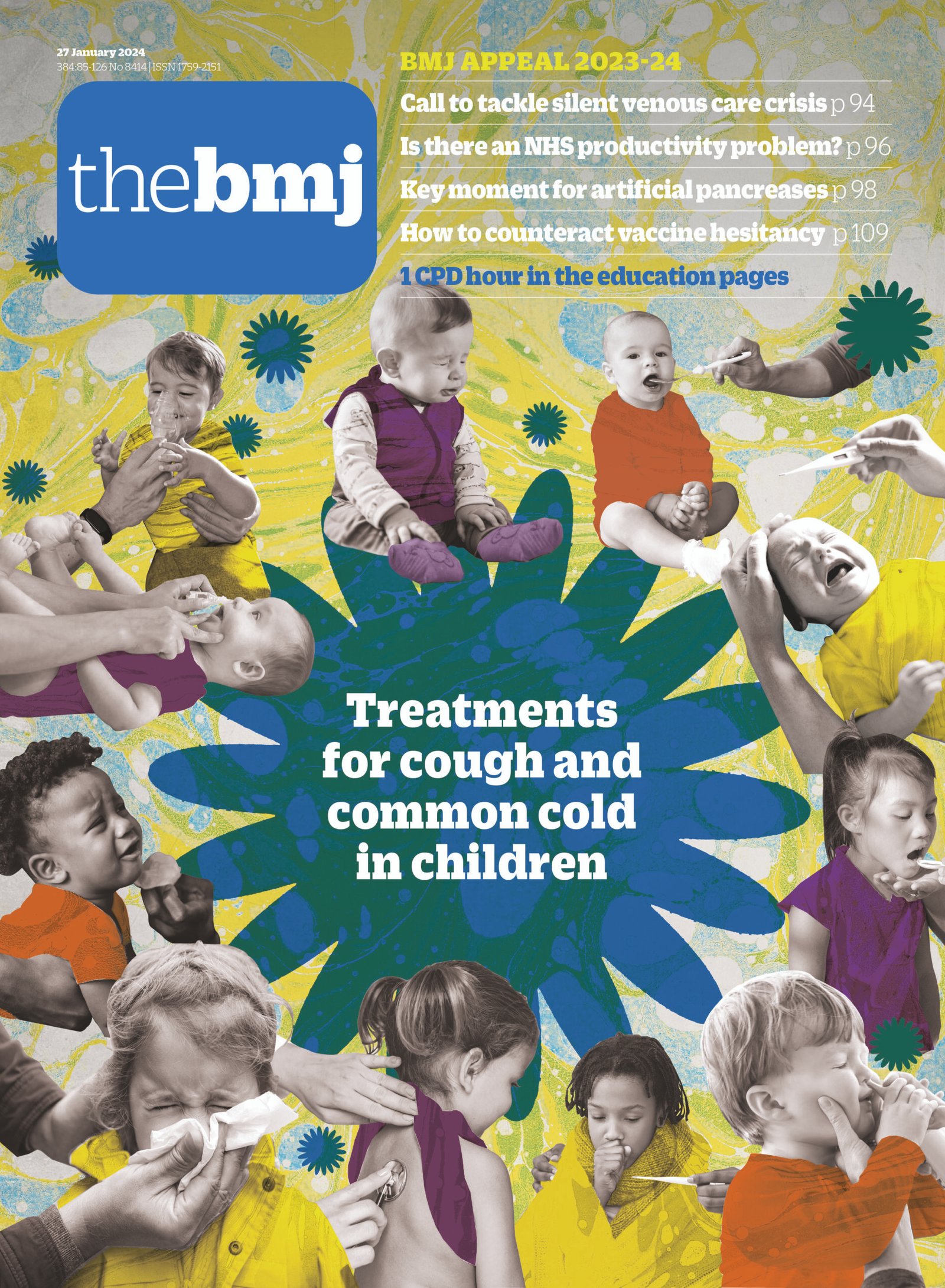 Treatments for cough and common cold in children