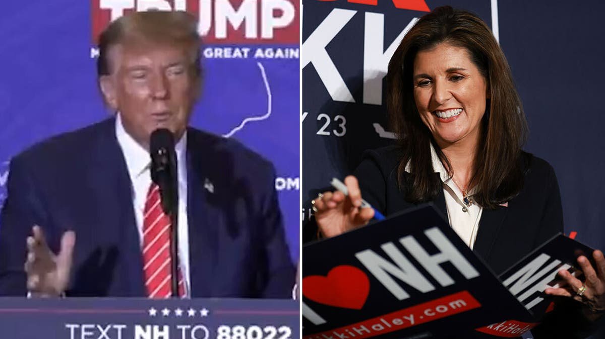 Trump confuses Nikki Haley with Nancy Pelosi in rambling speech