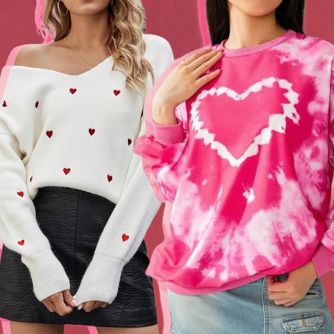 Wear Your Heart on Your Sleeve With Valentines Day Sweaters Under $40