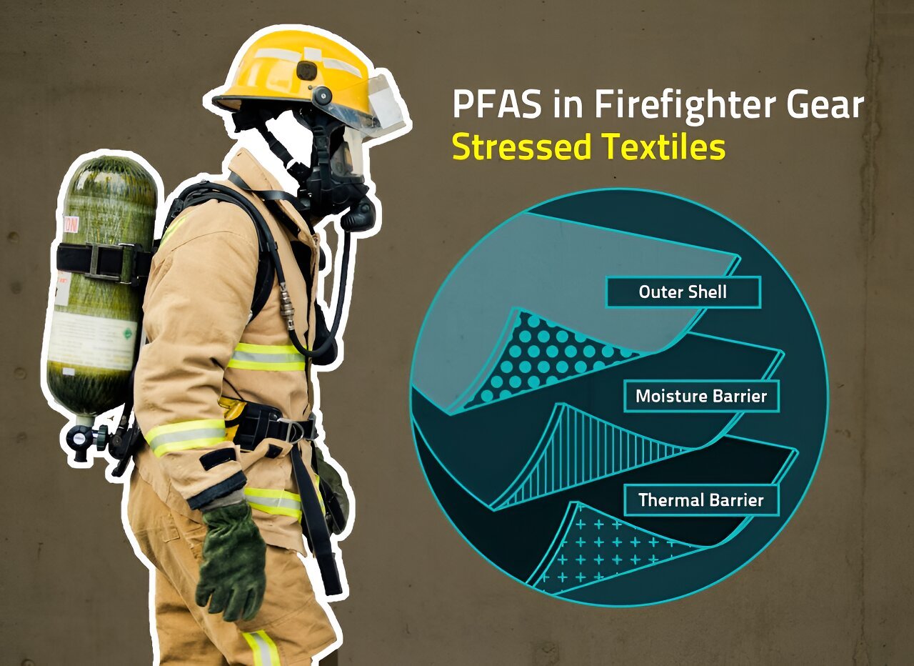 Wear and tear may cause firefighter gear to release more ‘forever chemicals’