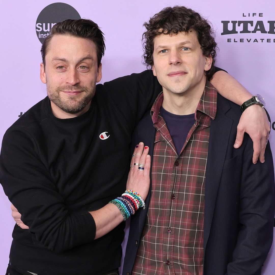 Why Jesse Eisenberg Was Shaking in Kieran Culkins Arms on Red Carpet