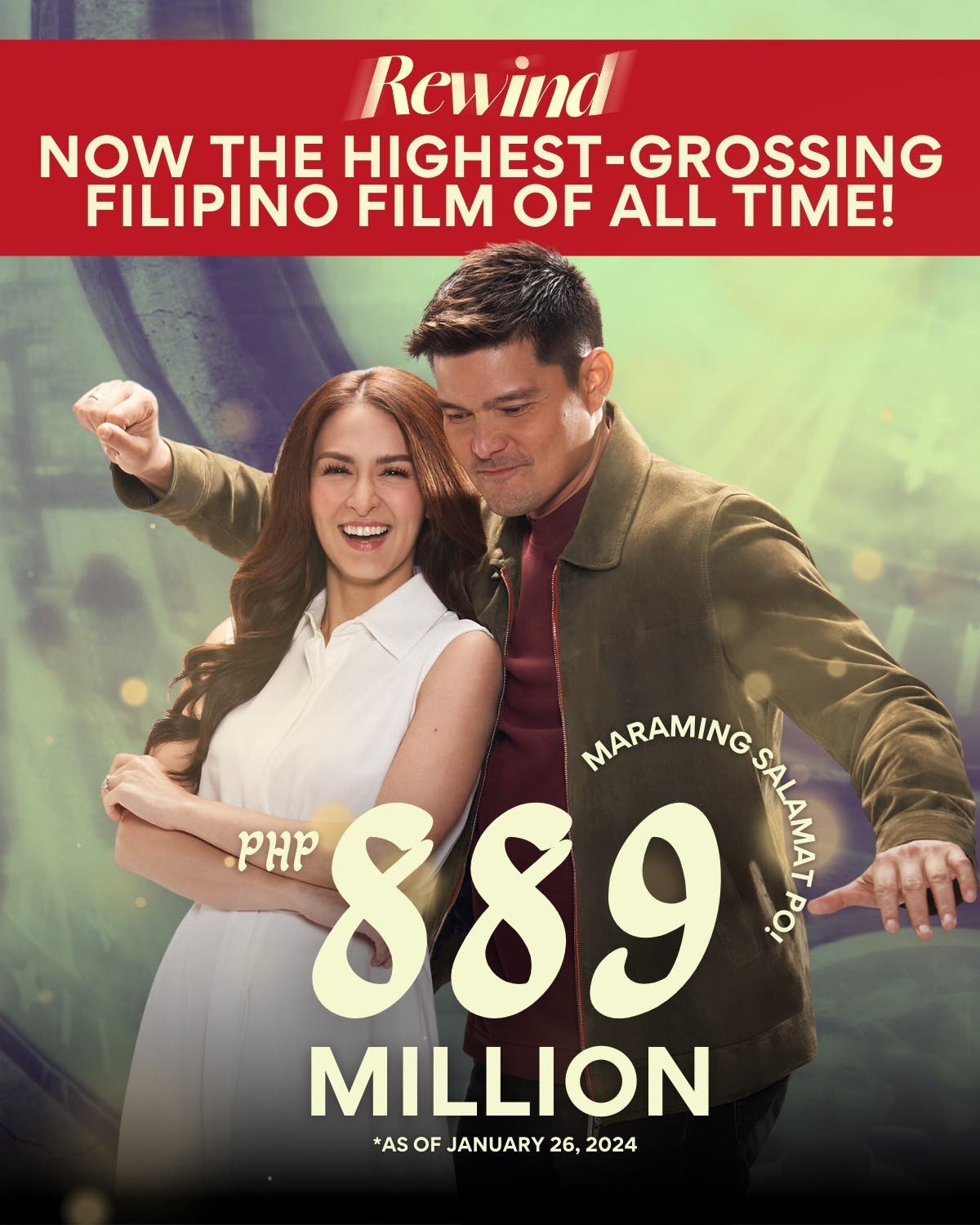 Rewind Now the Highest Grossing Filipino Film Worldwide