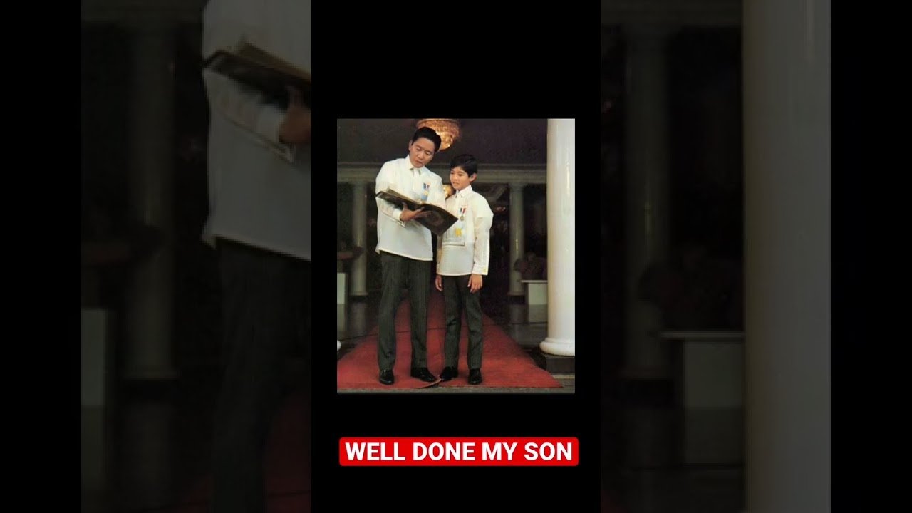 Father and Son #pfem #pbbm #bbm #presidentbongbongmarcos #president #pilipinas