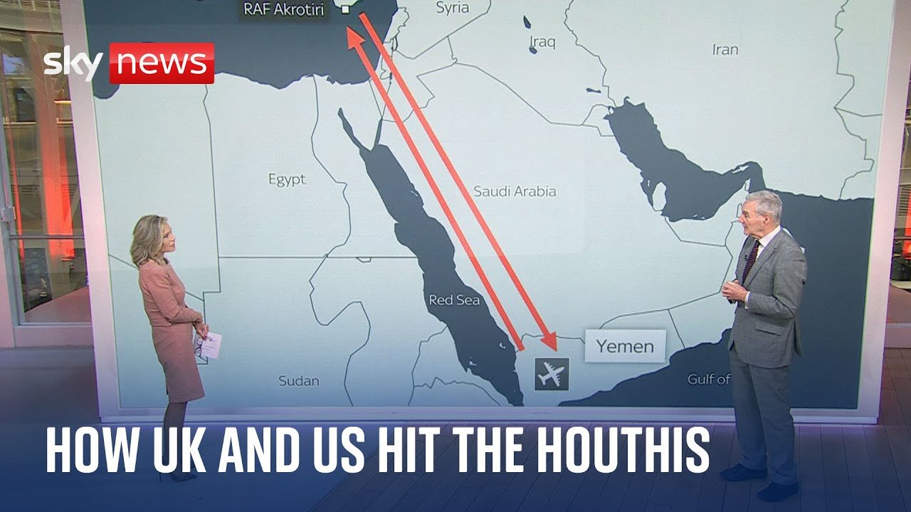 Middle East crisis: UK fighter pilots flew 3,200-mile round trip to strike Houthis