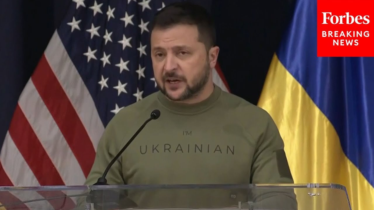BREAKING NEWS: Ukraine’s Zelensky Calls For More Aid In War With Russia During Washington D.C. Visit