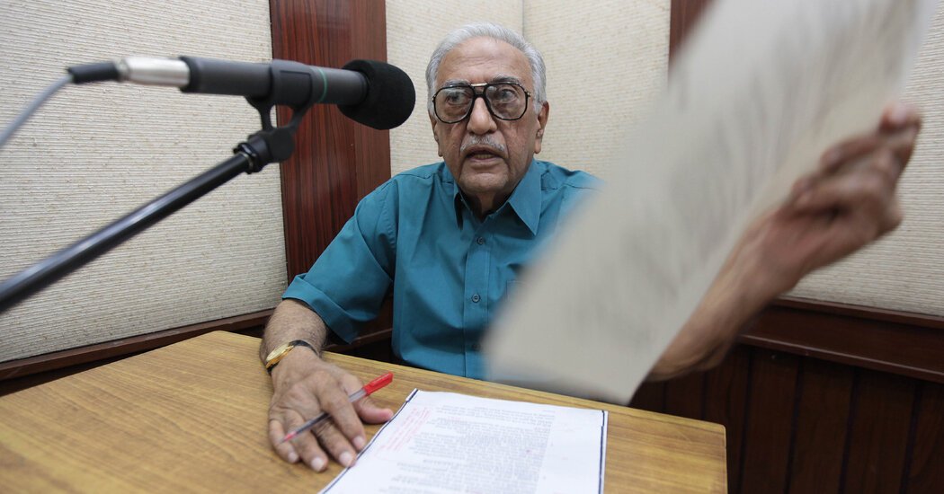 Ameen Sayani Pioneering Radio Star in India Dies at 91