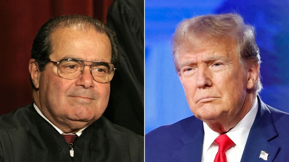 Antonin Scalia could be the thing that keeps Trump off the ballot, critics hope