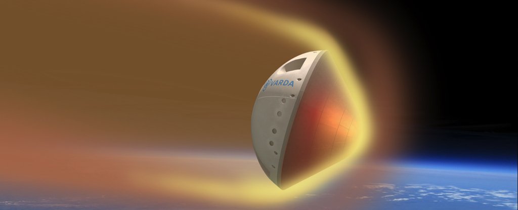 Camera Inside Varda’s Space Capsule Captured Its Wild Trip Back to Earth : ScienceAlert
