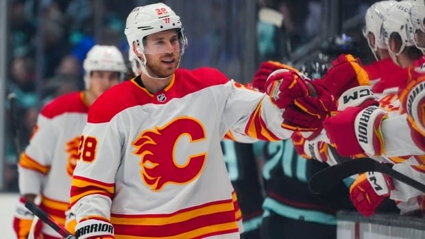 Canucks acquire Lindholm from Flames for Kuzmenko, prospects and draft picks