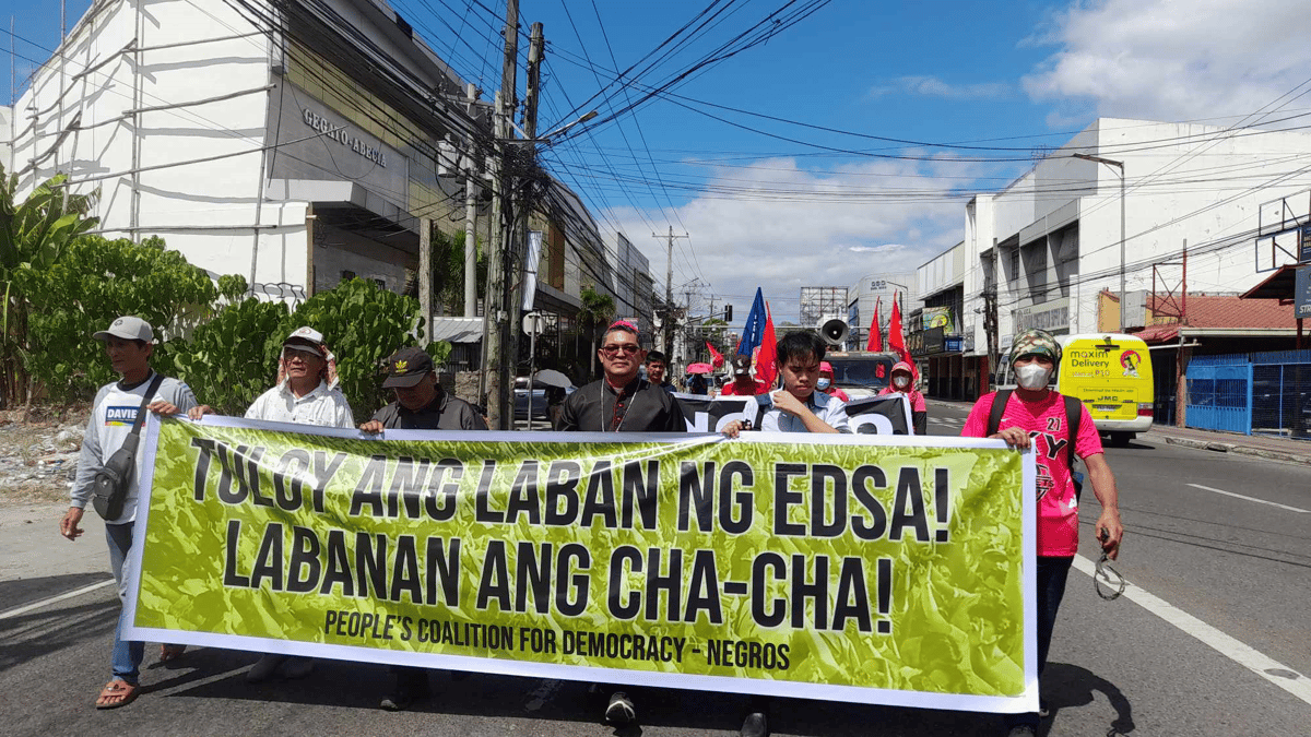 Charter change hit on Edsa commemoration