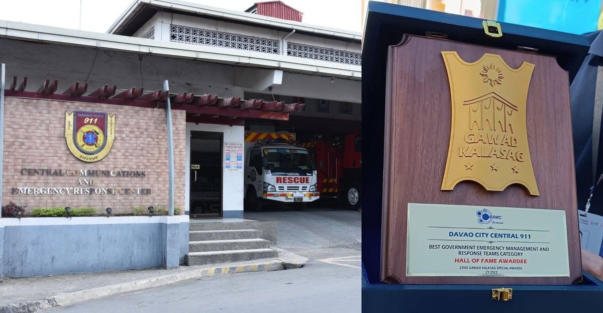 Davao City Central 911 is Gawad Kalasag awardee