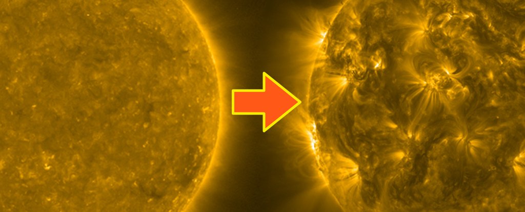 Dramatic Image Reveals How Much The Sun Has Changed in Two Years ScienceAlert