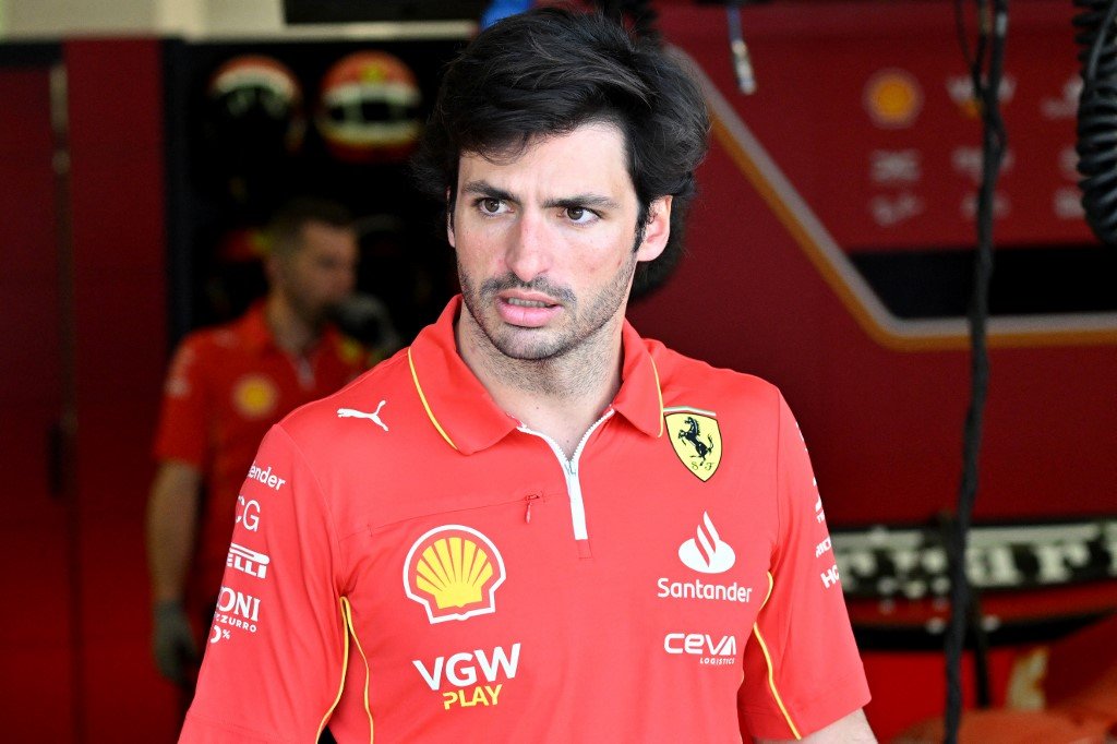 Ferrari’s Carlos Sainz speeds to top of F1 test charts