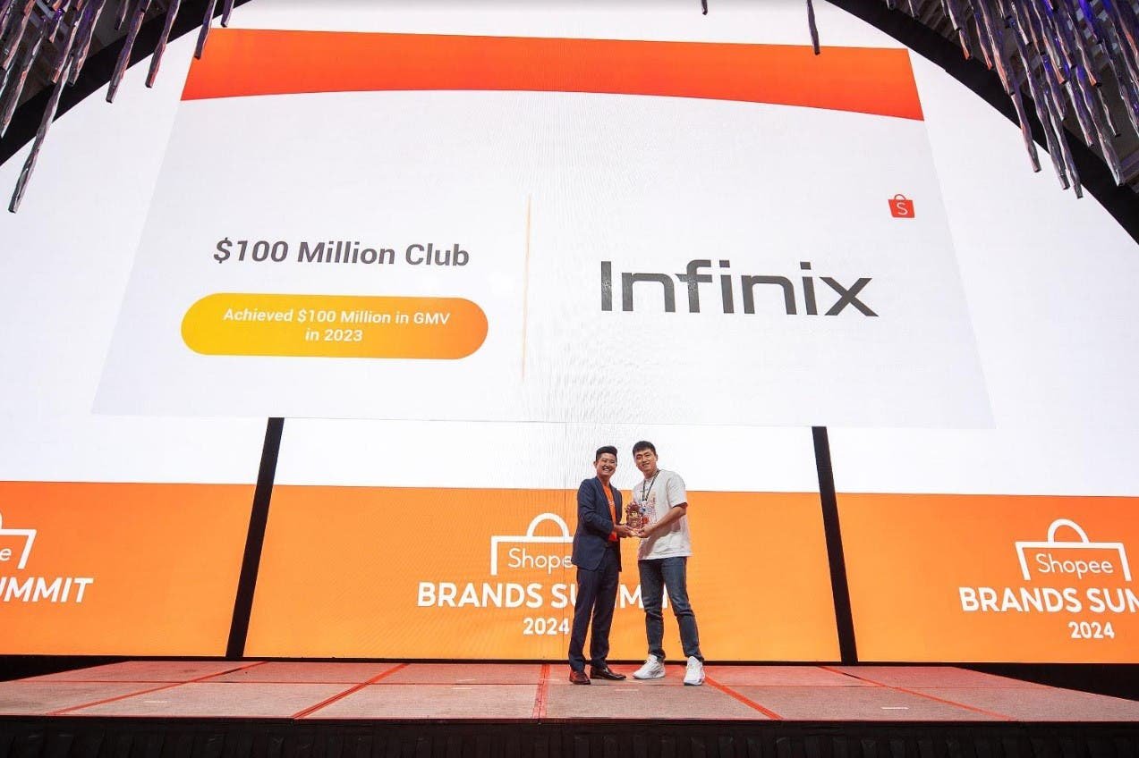 Infinix Joins Shopee’s $100 Million Milestone Brand Partners