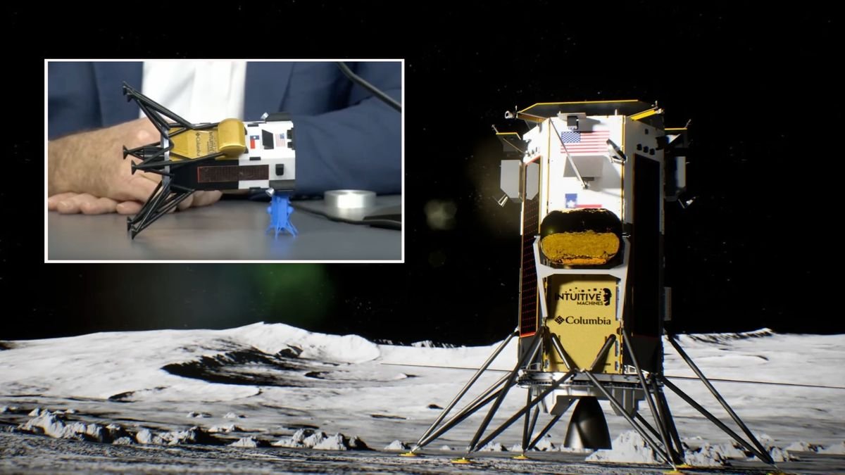 Intuitive Machines’ Odysseus lander tipped over on the moon during ‘spicy’ lunar landing