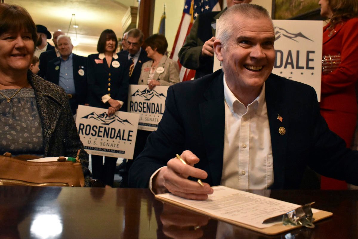 Montana Rep. Rosendale drops US Senate bid after 6 days, citing Trump endorsement of opponent