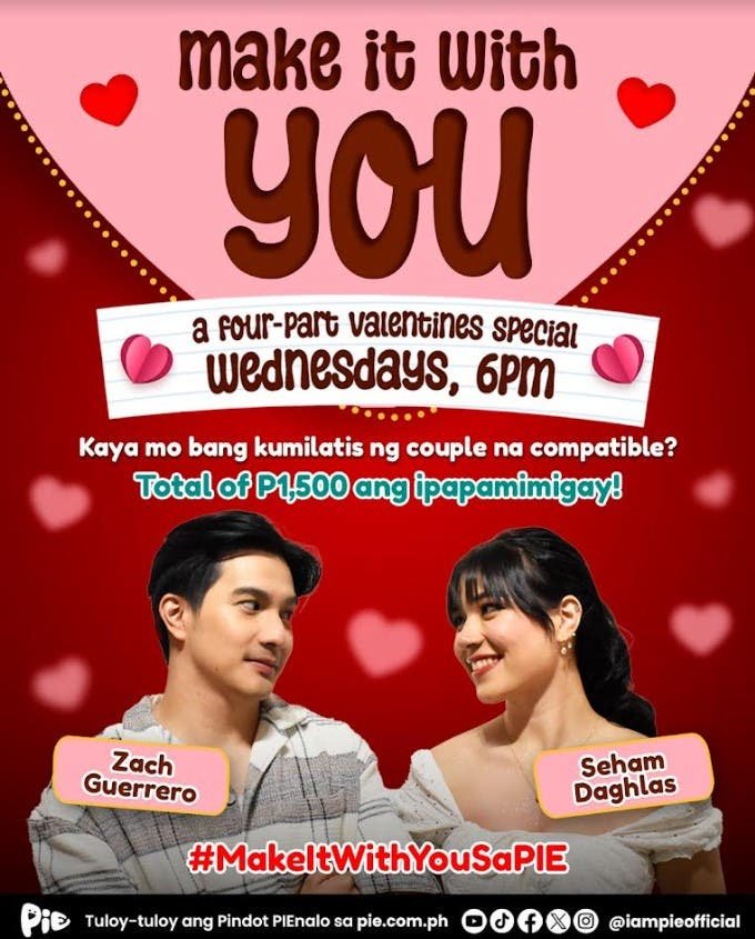 Play Cupid Win Prizes with PIEs Interactive Valentine Series Make It With You