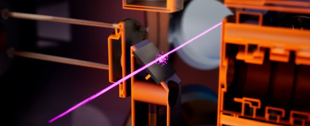 Positronium Cooled By Laser in a World First ScienceAlert