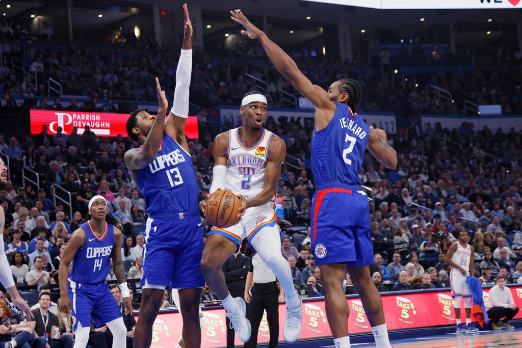 Shai Gilgeous-Alexander powers Thunder past Clippers