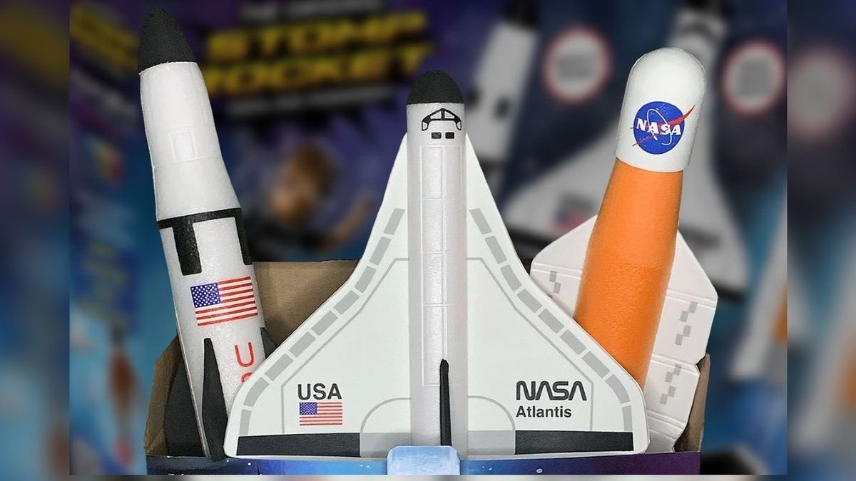 Stomp Rocket ‘targets’ NASA history with new space toy collection