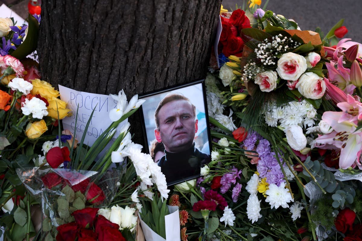 Watch Alexei Navalny vigil held outside Russian embassy in London