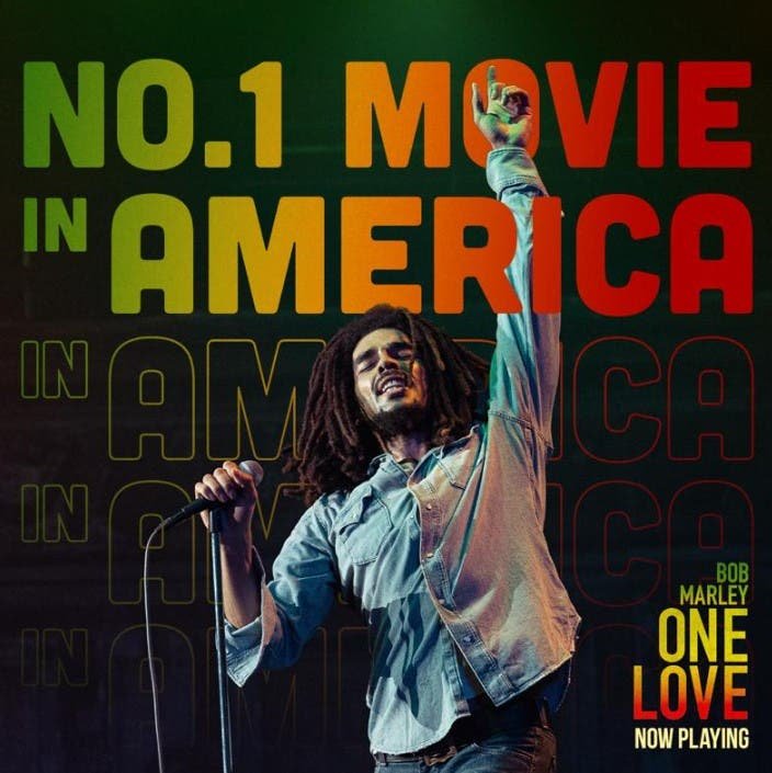Bob Marley One Love Opens Globally at No1 with $80 M