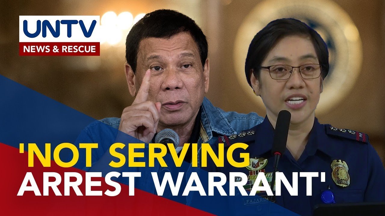 PNP won’t enforce ICC-issued arrest warrant vs. Ex- Pres. Duterte